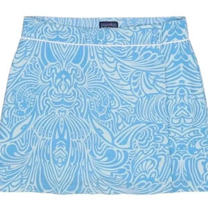 Patagonia Worn Wear Women’s Button Out Boardie Skirt 58535 Size 6 Nylon $79 Blue